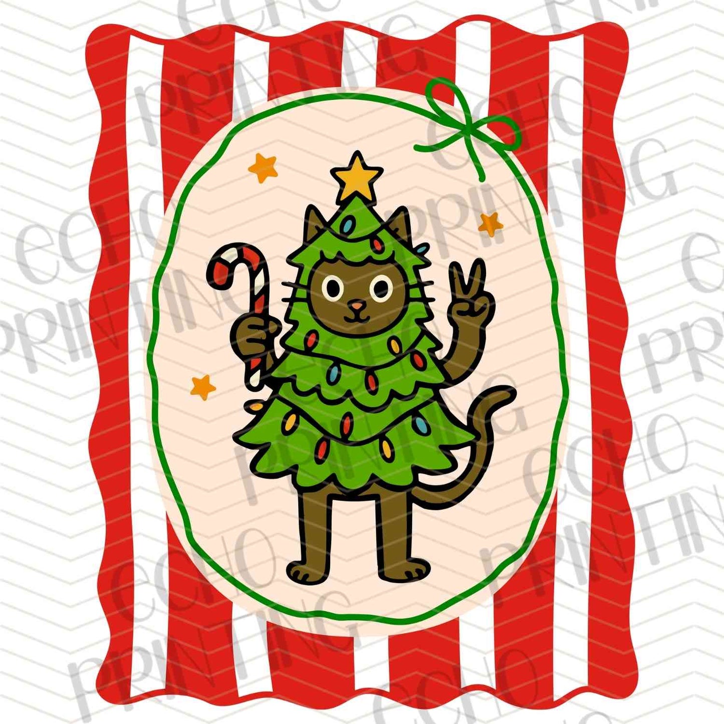 WNXM 856 – LITTLE GREEN ELF STRIPED BACKGROUND
