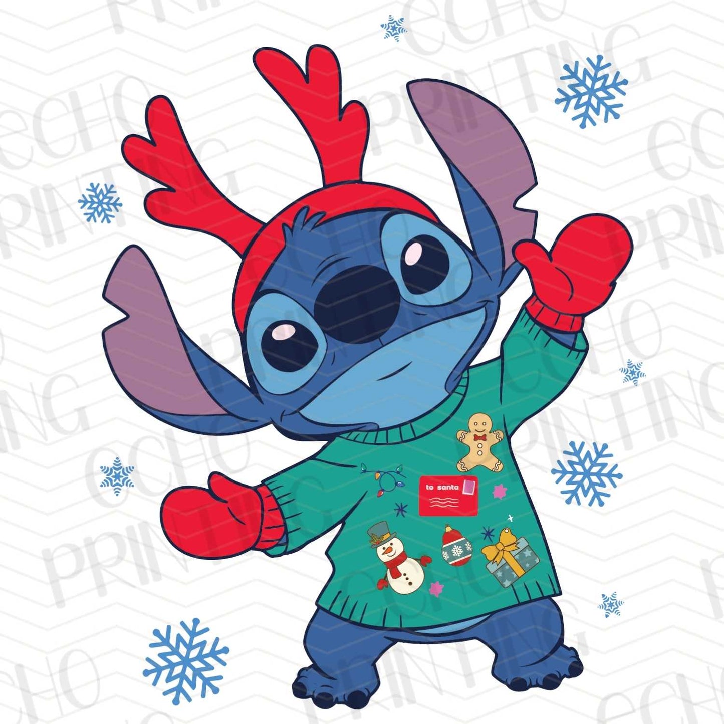 WNXM 87 – BLUE ALIEN IN FESTIVE SWEATER DANCING