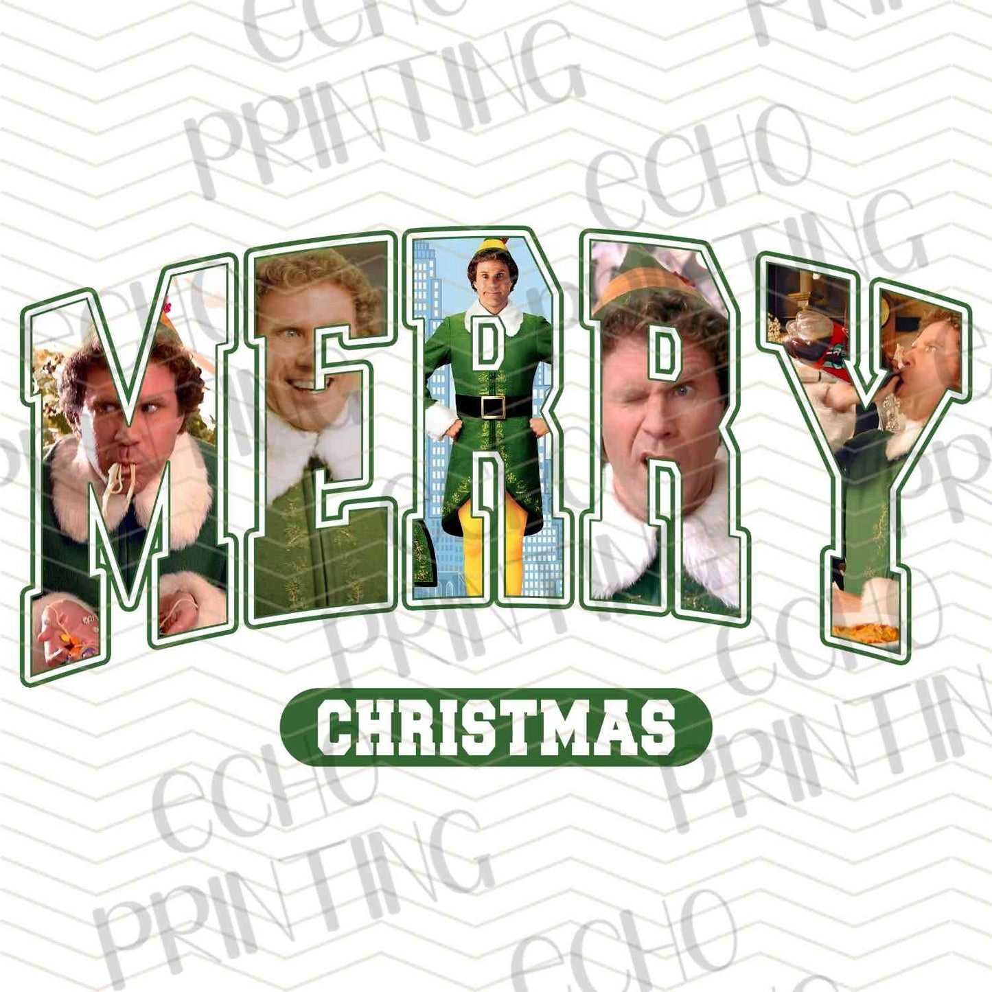 WNXM 889 – GREEN LETTER MERRY CHRISTMAS