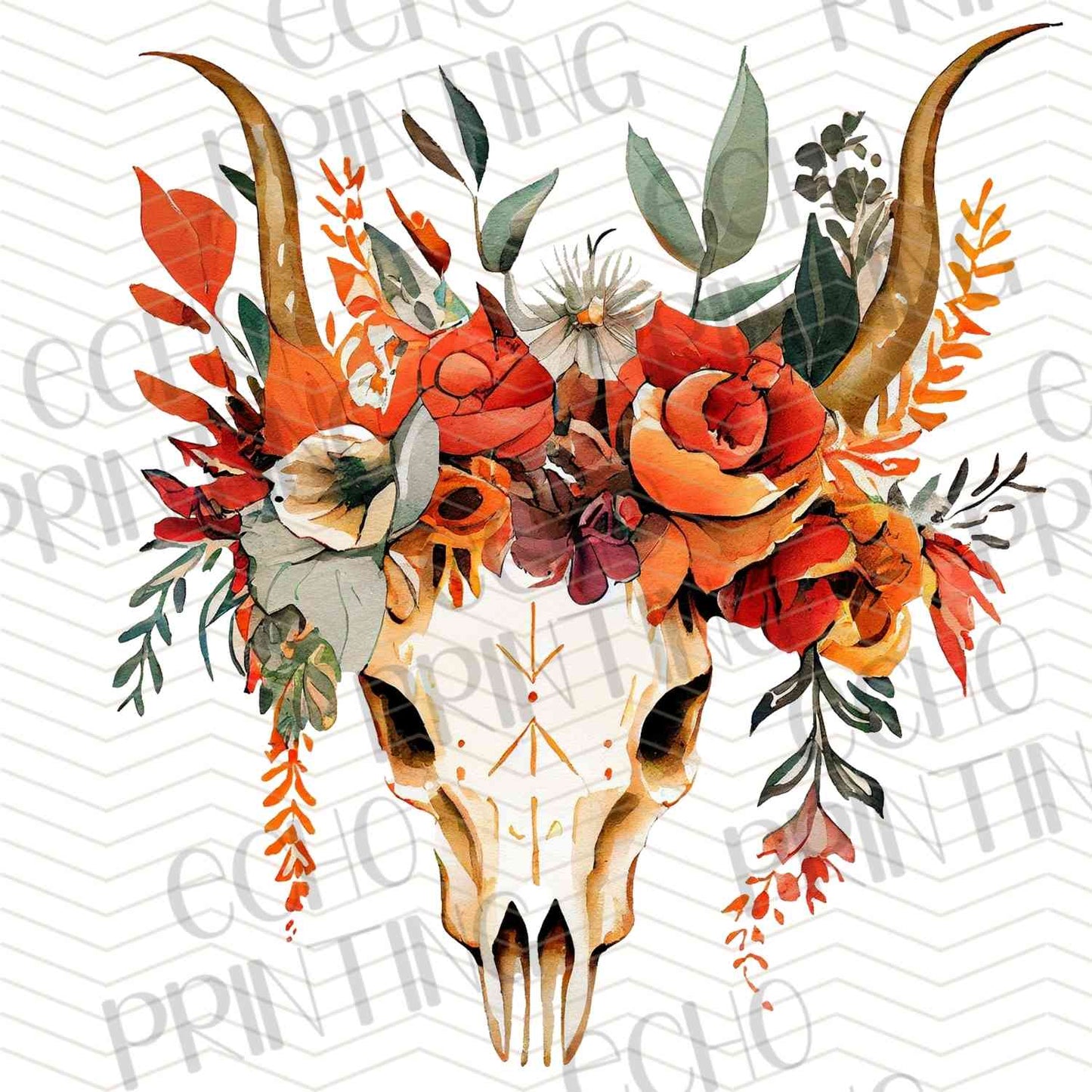 WSTNG 103 - AUTUMN FLORAL LONGHORN