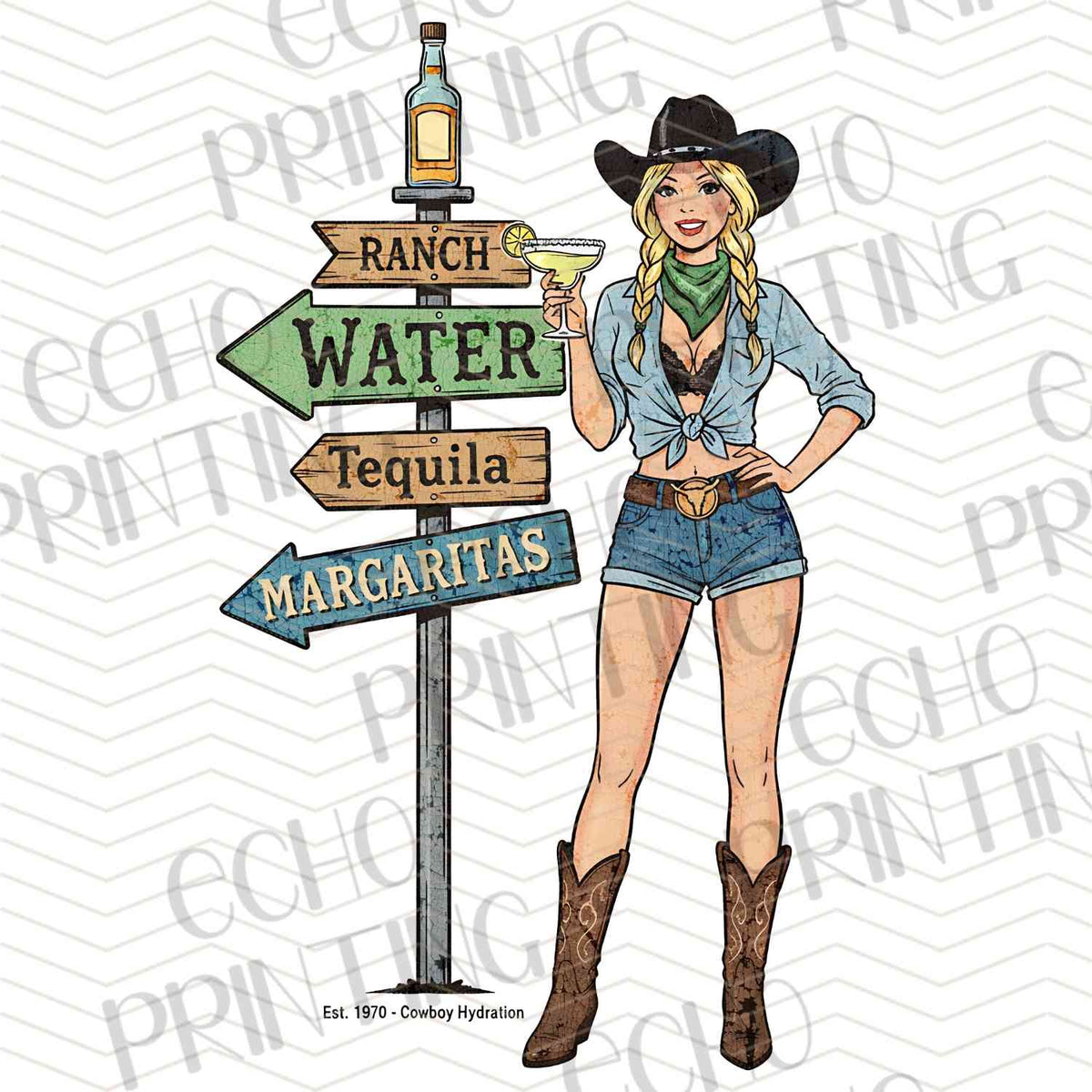 WSTNG 153 - RANCH WATER COWGIRL