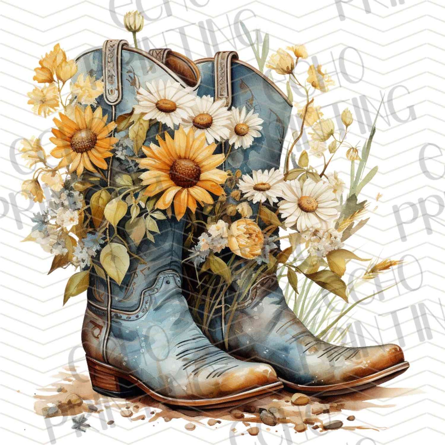 WSTNG 204 - SUNFLOWER WESTERN BOOT