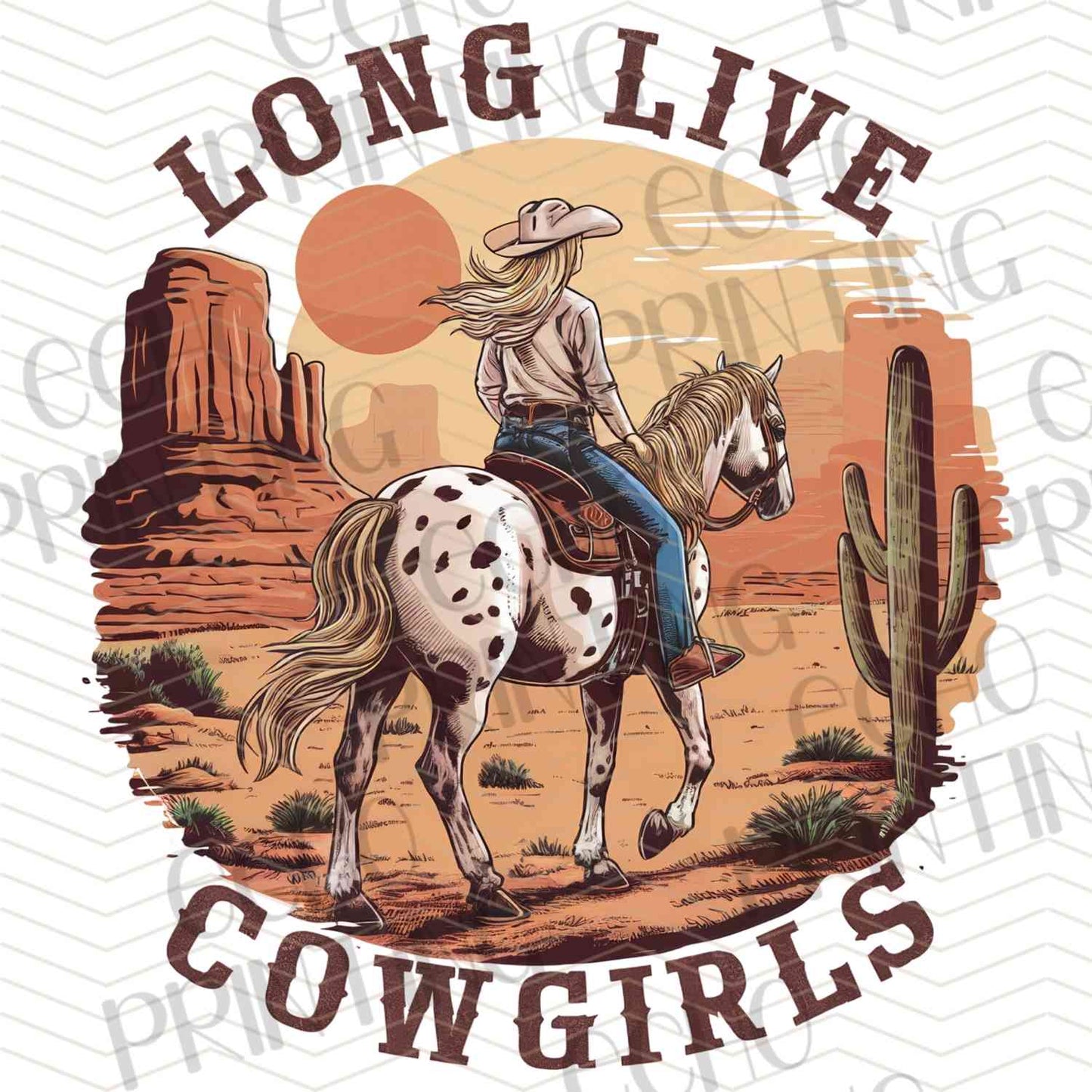 WSTNG 217 - COWGIRL WESTERN SAYING