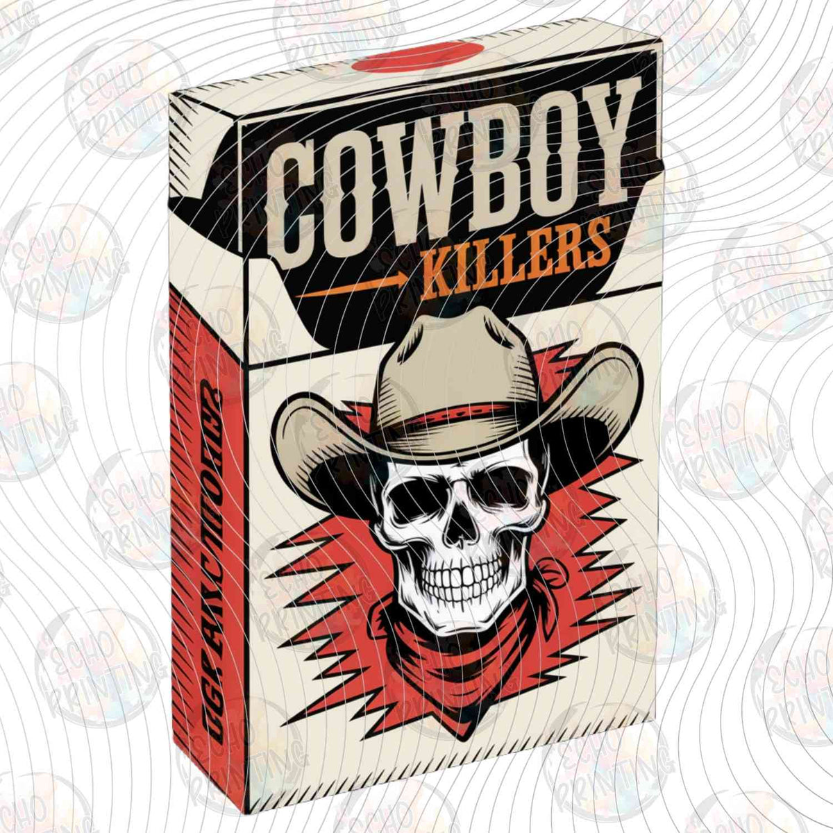WSTNG 256 - COWBOY SKULL SMOKING CIGARETTE