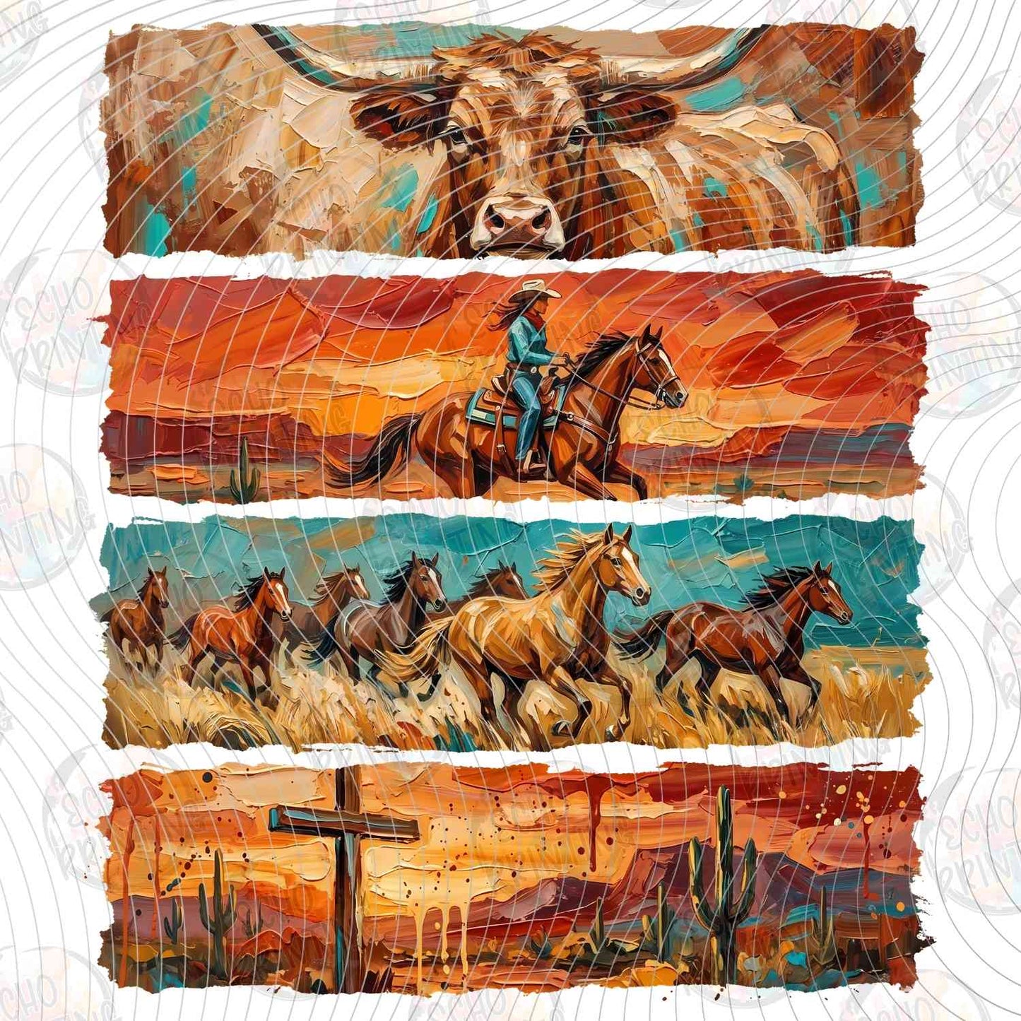 WSTNG 345 - LONGHORN LANDSCAPE