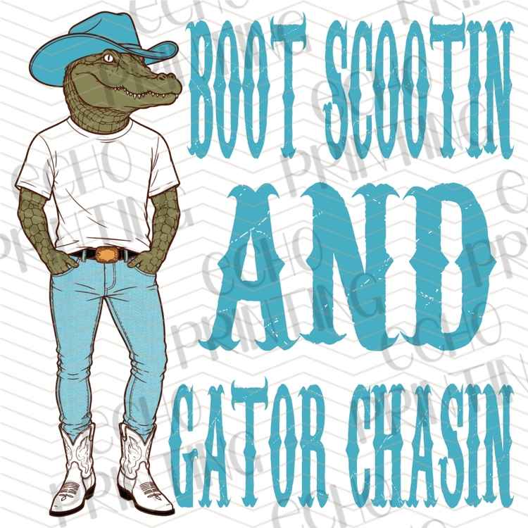 WSTNG 371 - BOOT SCOOTIN GATOR CHASIN