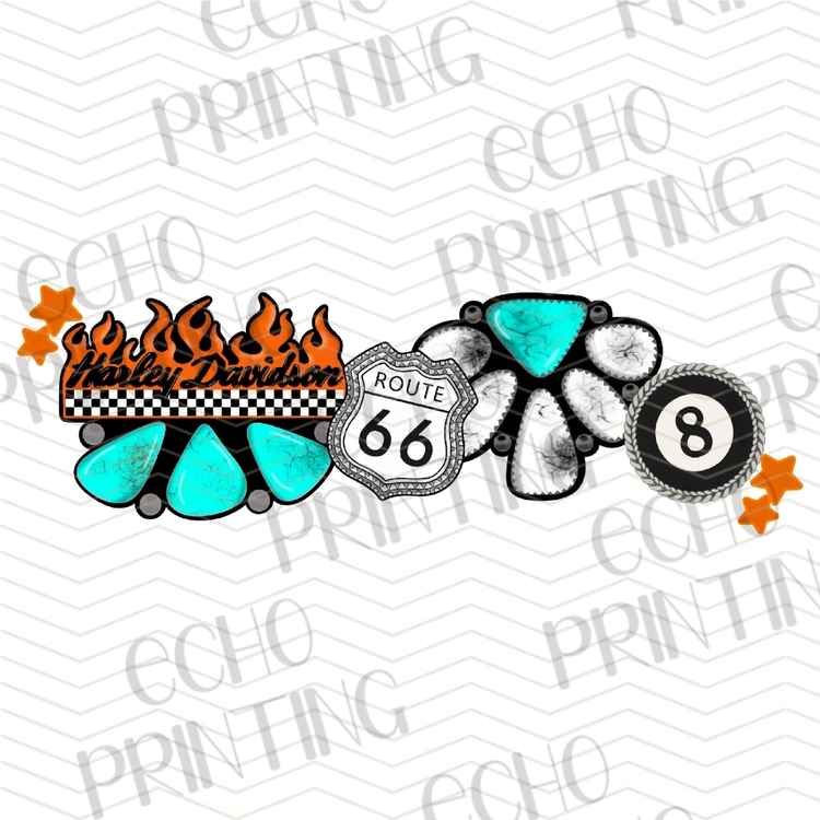 WSTNG 373 - WESTERN ROUTE 66 ACCESSORIES