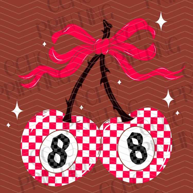 WSTNG 379 - CHERRY BOW CHECKERBOARD STYLE