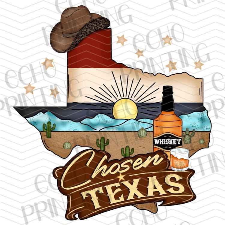 WSTNG 409 - CHOSEN TEXAS WESTERN SUNSET
