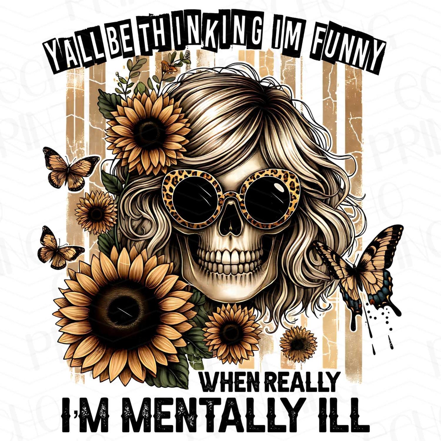 FSSG 112 - SKULL I AM MENTALLY ILL