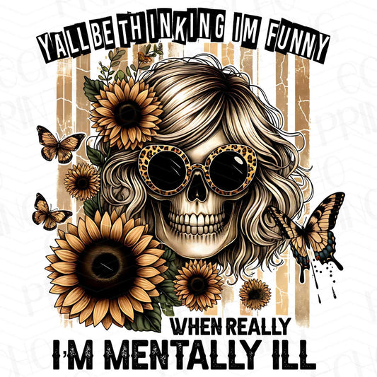 FSSG 112 - SKULL I AM MENTALLY ILL