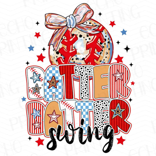 BSB 114 – BATTER BATTER SWING RED WHITE