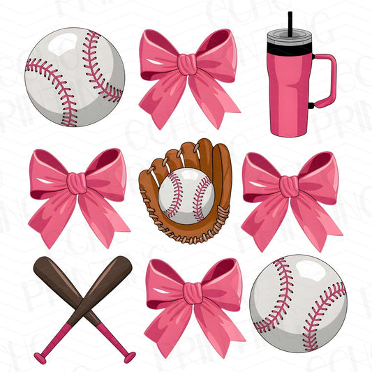 BSB 127 – BASEBALL BOWS AND TUMBLER