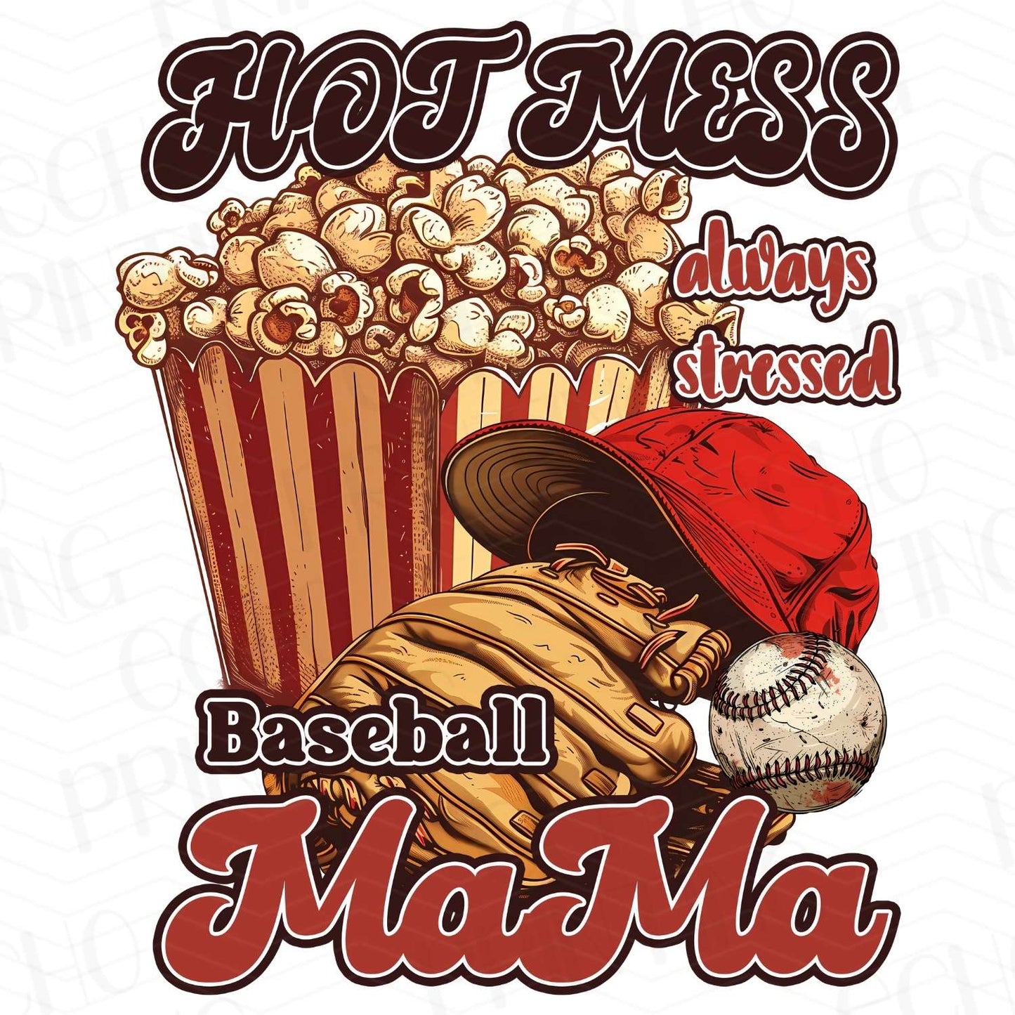 BSB 130 – BASEBALL MAMA HOT MESS