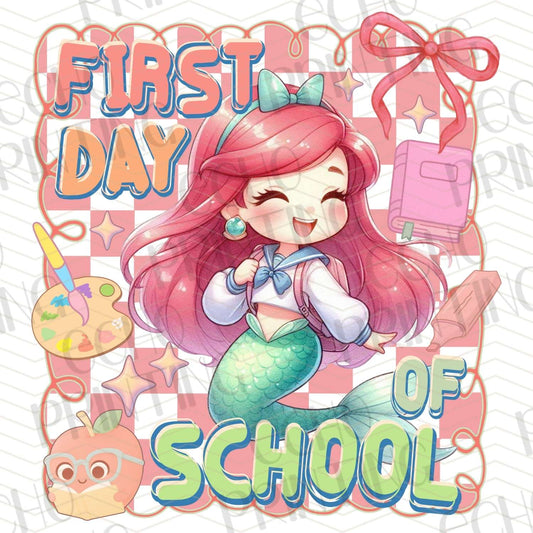 BTSG 132 - MERMAID PRINCESS FIRST DAY OF SCHOOL