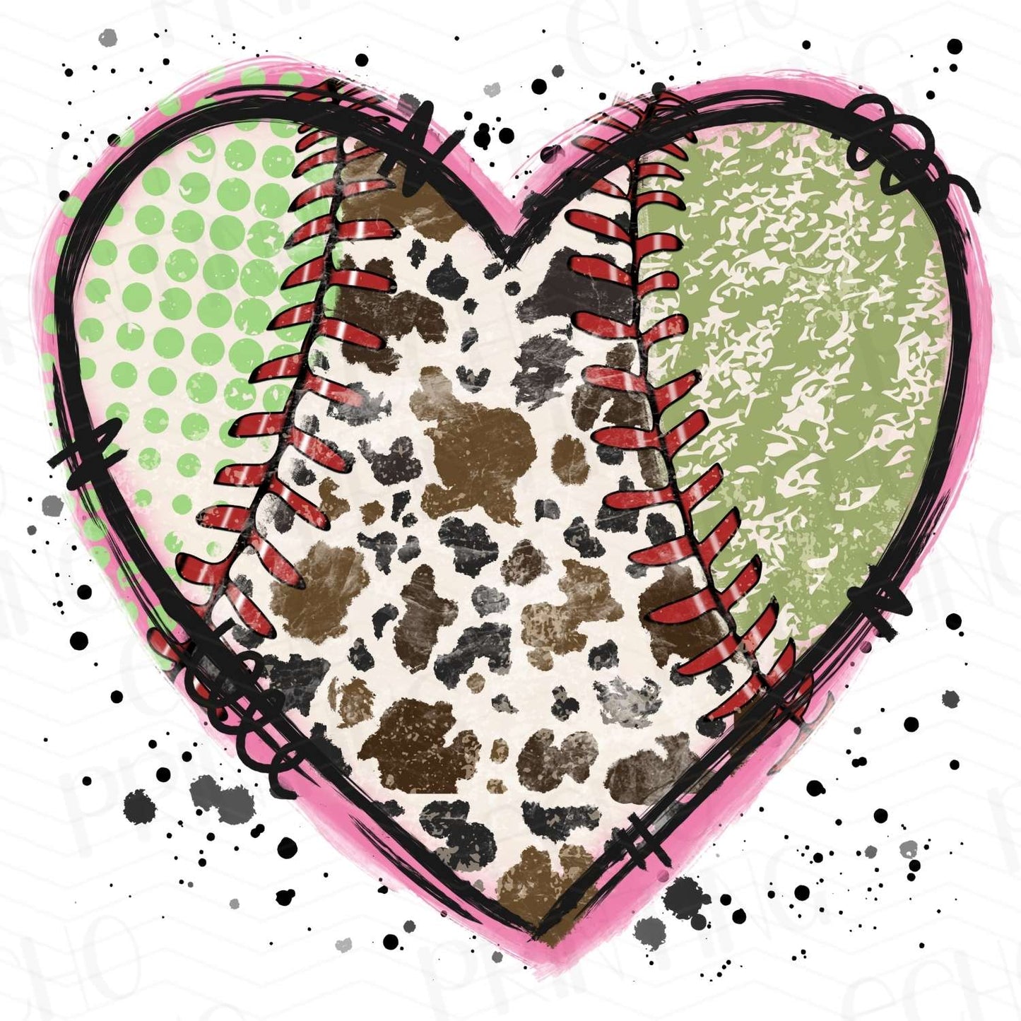 BSB 137 – SOFTBALL HEART CHEETAH