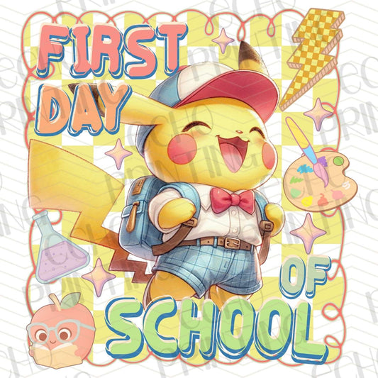BTS 144 - YELLOW ELECTRIC PAL FIRST DAY OF SCHOOL WITH HEART GLASSES