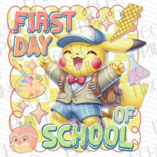 BTS 151 - YELLOW ELECTRIC PAL FIRST DAY OF SCHOOL SUIT AND HAT