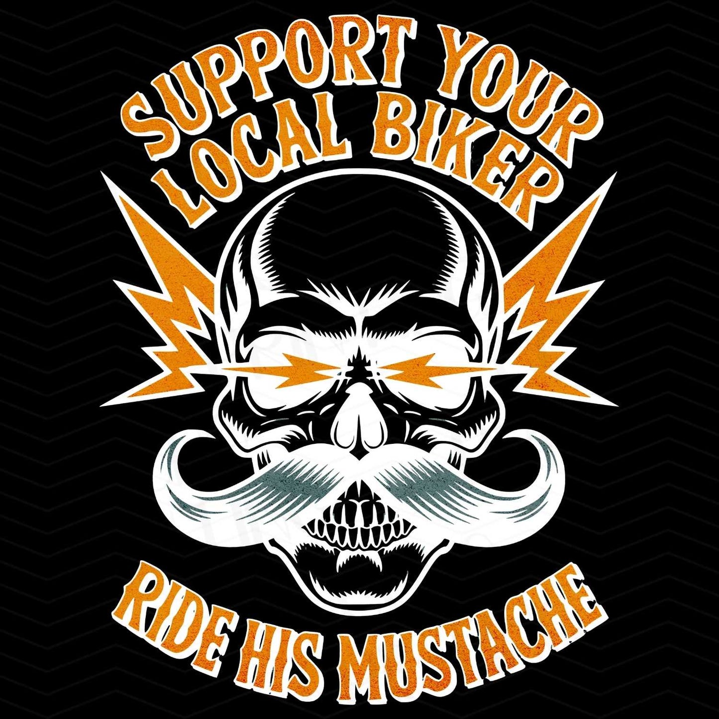 FSSG 153 - SUPPORT YOUR LOCAL BEARD RIDE HIS MUSTACHE
