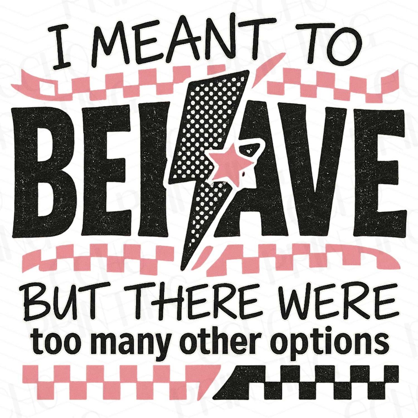 FSSG 154 - I MEANT TO BELIEVE BUT OPTIONS RUINED IT