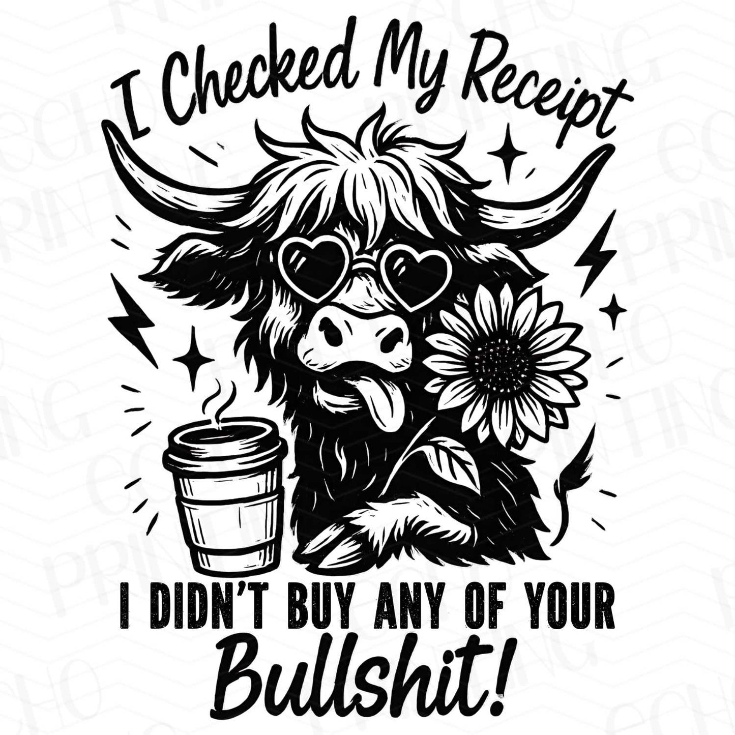 FSSG 156 - CHECKED MY RECEIPT DIDN’T BUY YOUR BULL