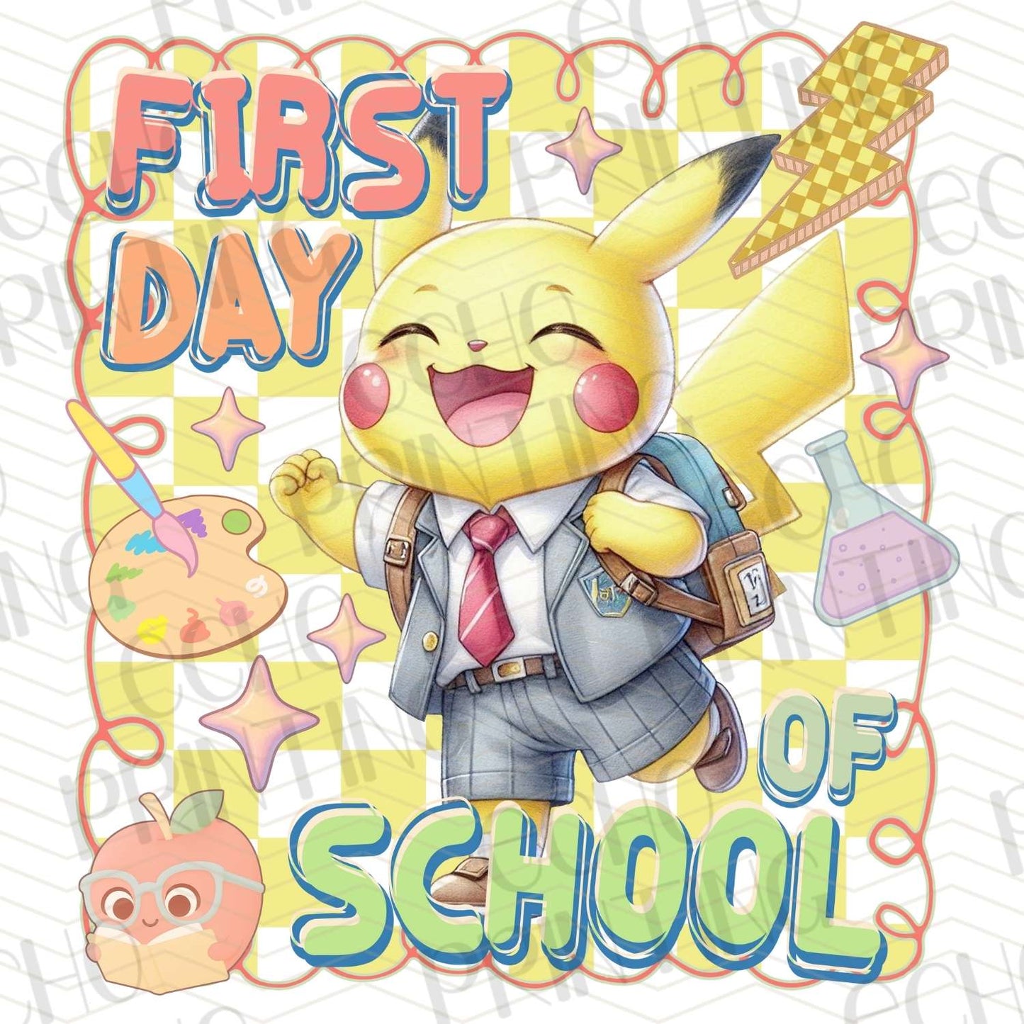 BTS 158 - YELLOW ELECTRIC PAL FIRST DAY OF SCHOOL IN SUIT