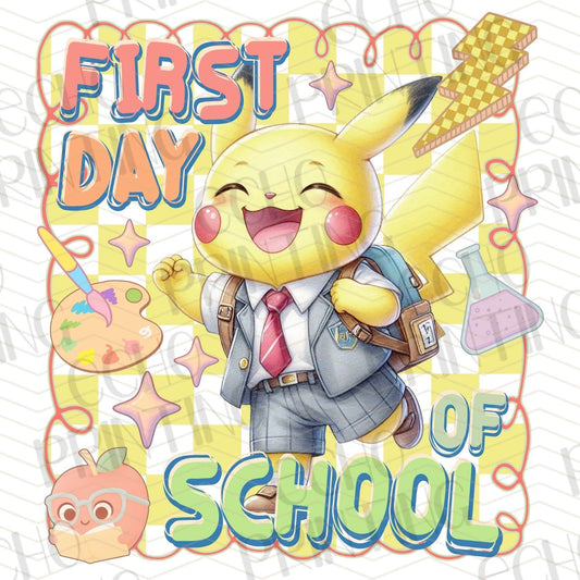 BTS 158 - YELLOW ELECTRIC PAL FIRST DAY OF SCHOOL IN SUIT