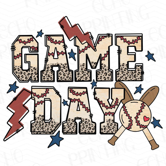 BSB 15 - RUSTIC AMERICAN GAME DAY BASEBALL