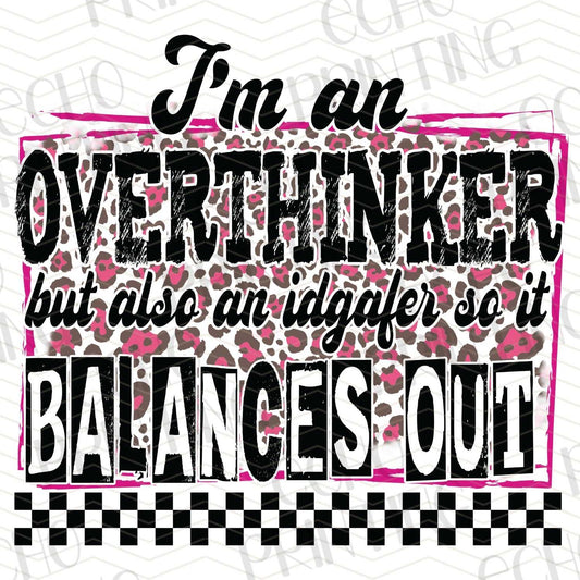 FSSG 168 - OVERTHINKER BALANCES OUT