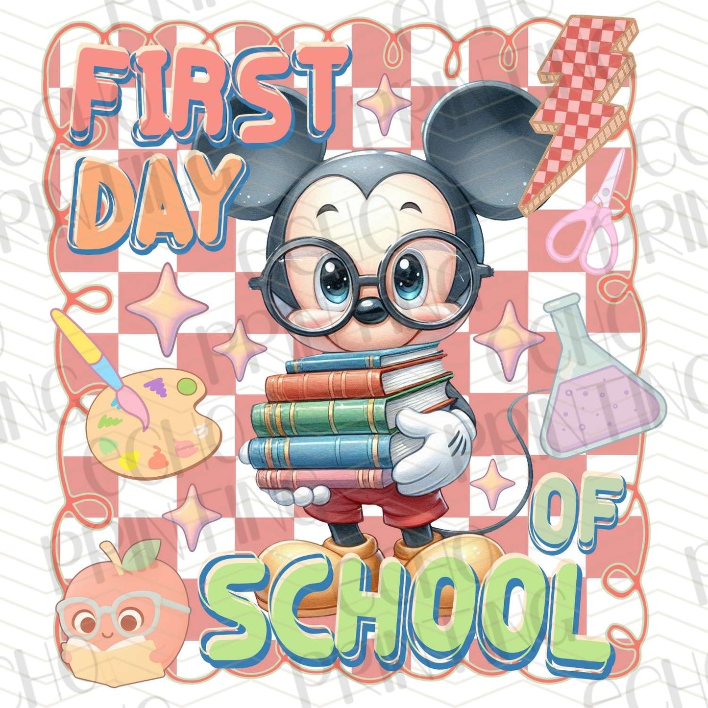 BTS 169 - MOUSE BOY FIRST DAY OF SCHOOL WITH BOOKS
