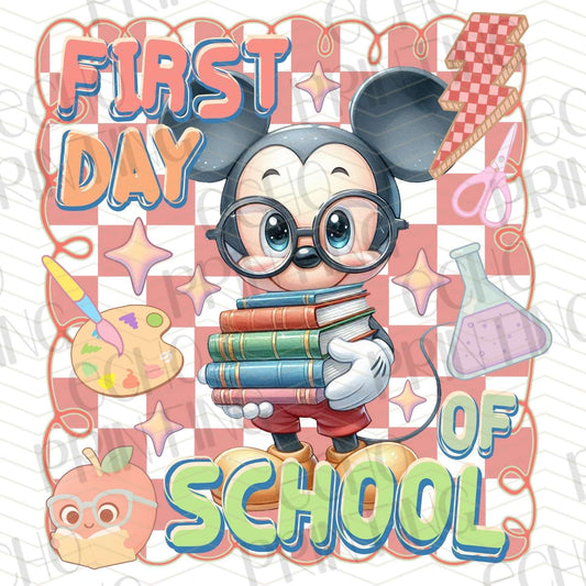 BTSG 169 - MOUSE BOY FIRST DAY OF SCHOOL WITH BOOKS