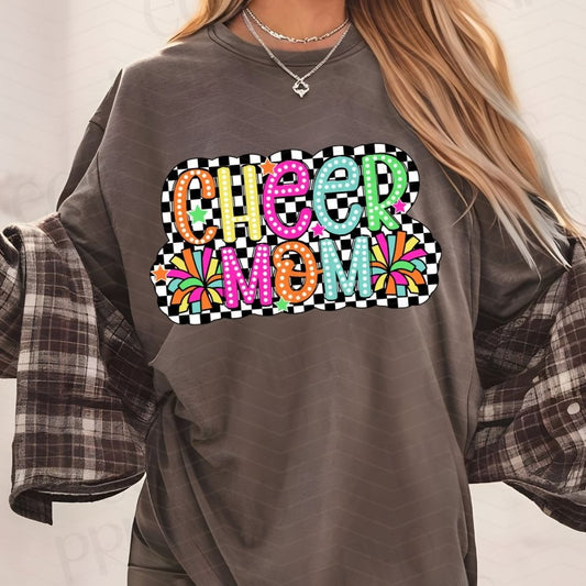 E43031 - Checkered Cheer Mom