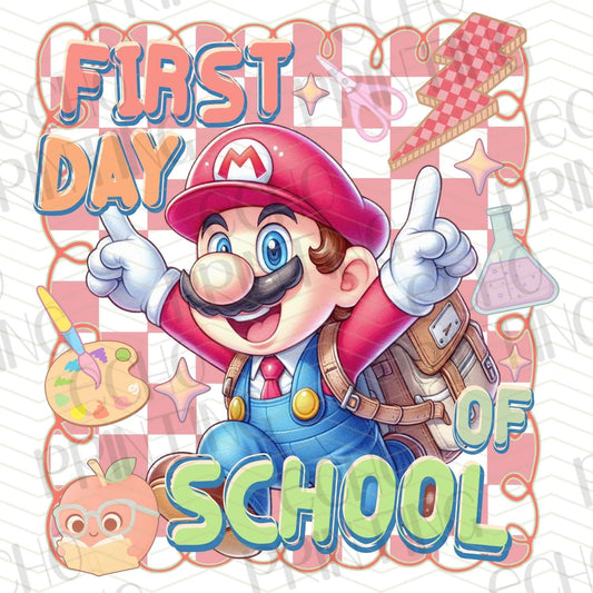 BTSG 178 - RED HAT PLUMBER FIRST DAY OF SCHOOL JUMPING