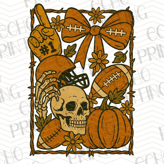 FLTK 313 - AUTUMN SKULL FOOTBALL THEME