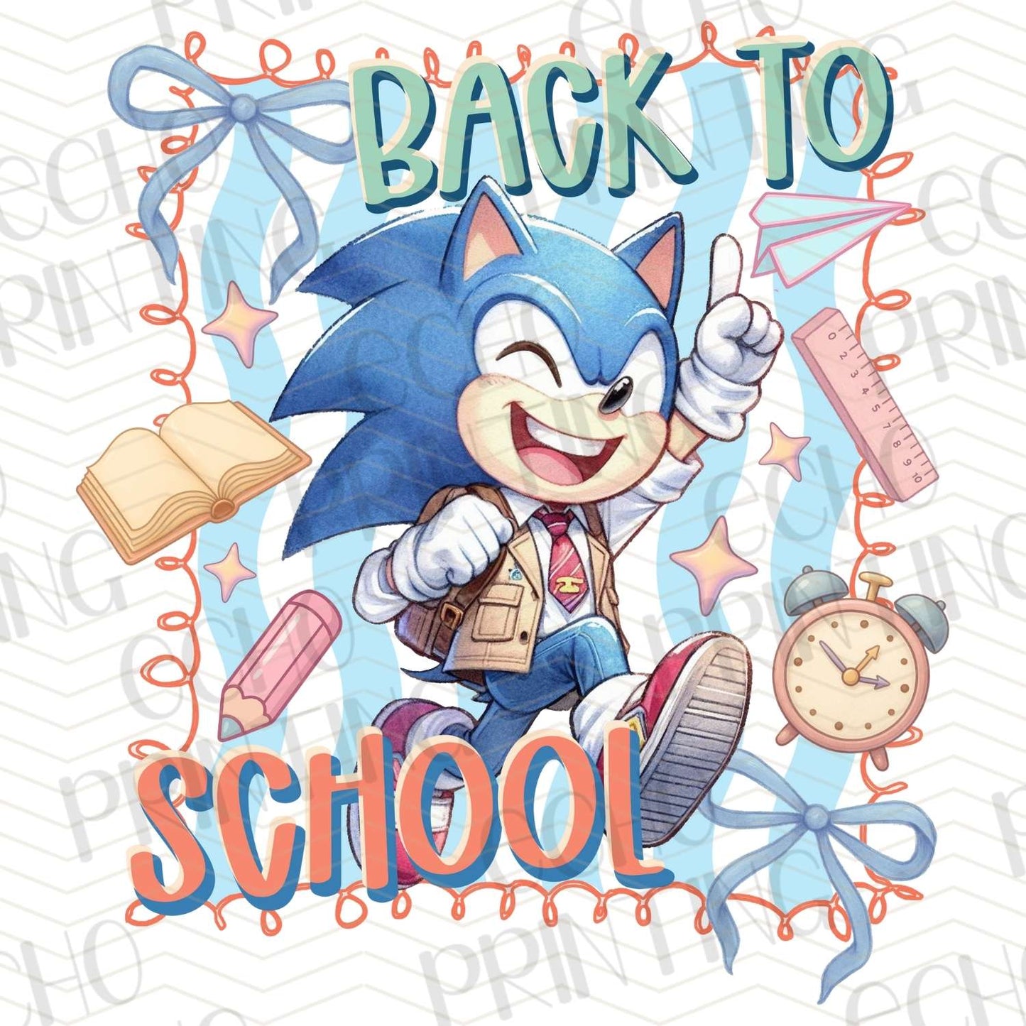 BTSG 187 - BLUE HEDGEHOG BACK TO SCHOOL RUNNING