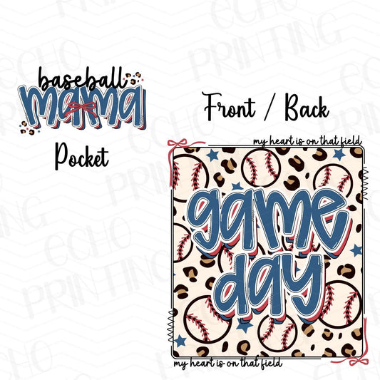 BSB 190 - GAME DAY | POCKET & BACK SOLD SEPERATELY