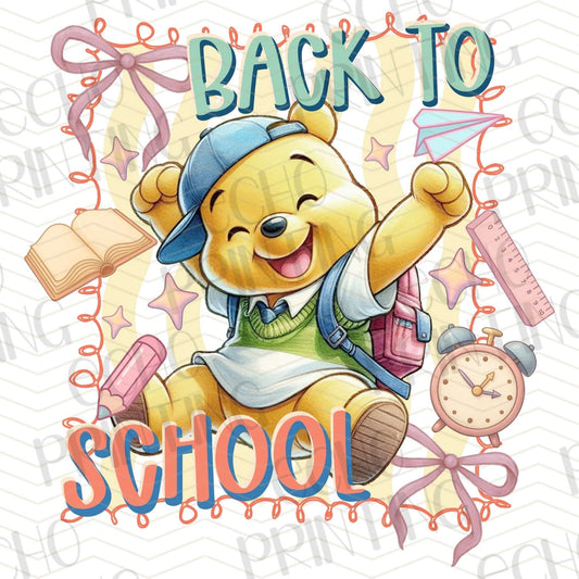 BTSG 196 - HONEY BEAR BACK TO SCHOOL WITH BACKPACK