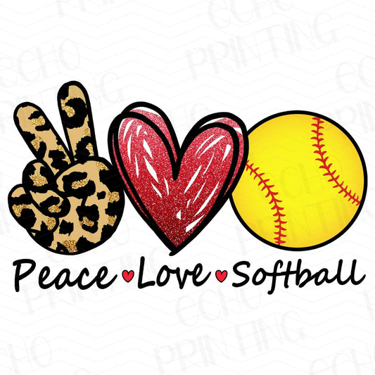 BSB 196 - PEACE LOVE SOFTBALL