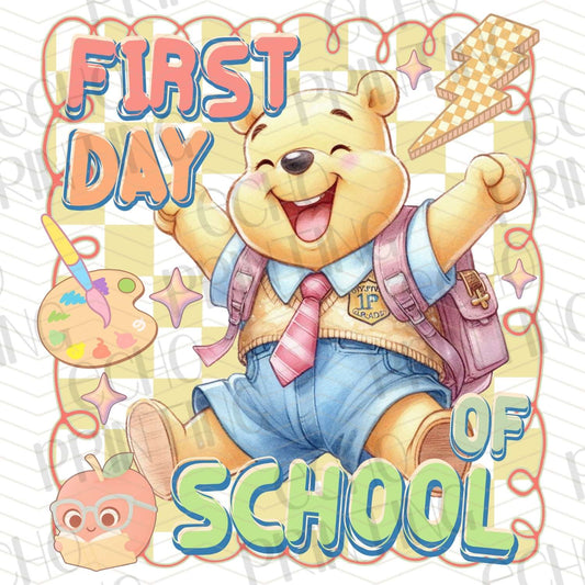 BTSG 198 - HONEY BEAR FIRST DAY OF SCHOOL TIE EDITION