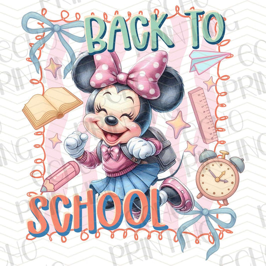 BTSG 208 - MOUSE GIRL BACK TO SCHOOL BLUE SKIRT