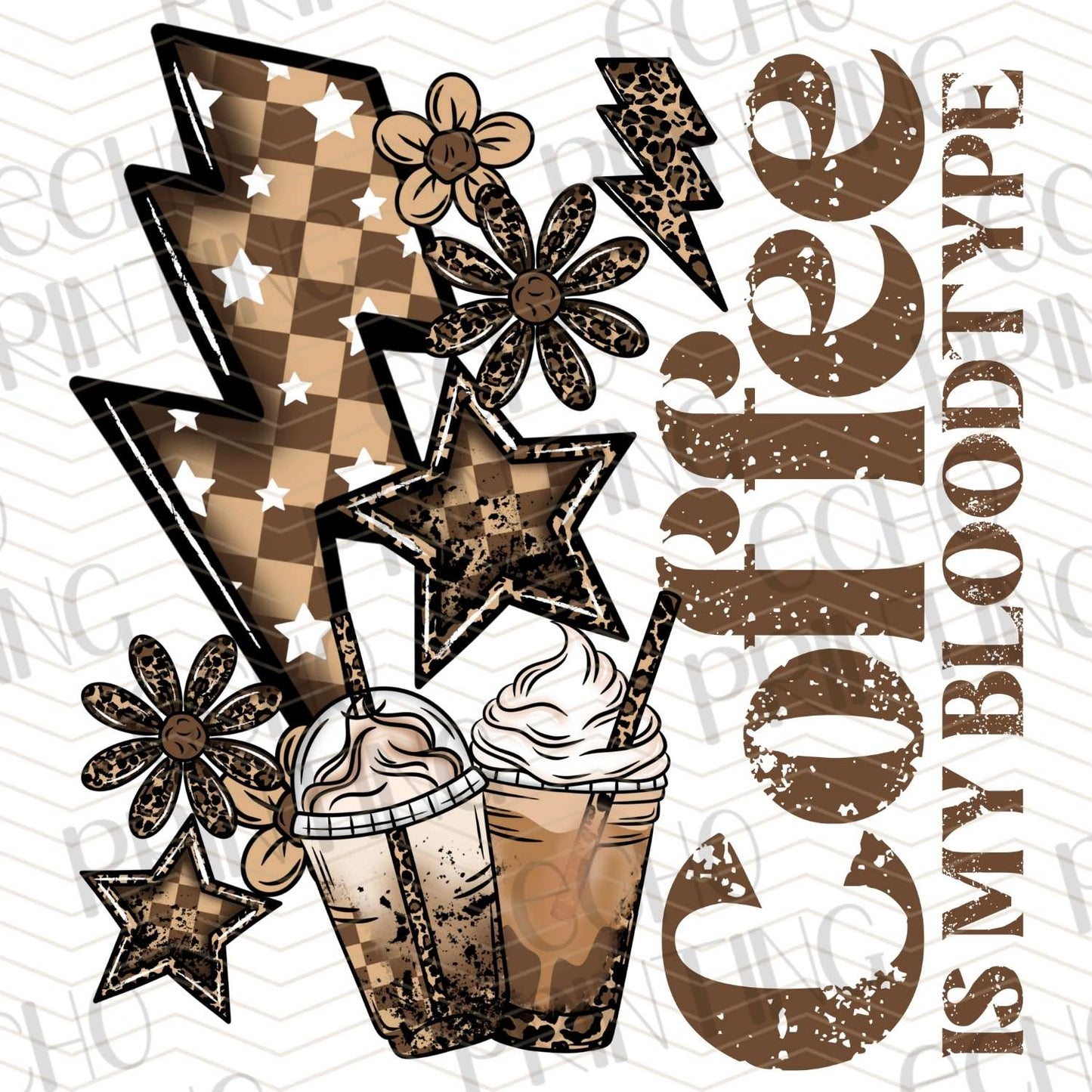 CFE 64 - COFFEE IS MY BLOOD TYPE