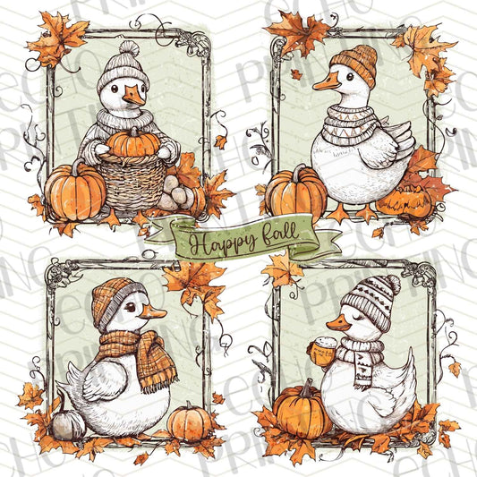 FLTK 341 – COUNTRY FALL GOOSE WITH PUMPKINS