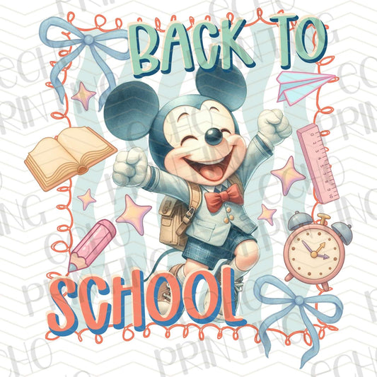 BTSG 214 - MOUSE BOY BACK TO SCHOOL EXCITED