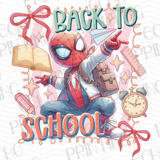 BTSG 218 - RED WEB HERO BACK TO SCHOOL POINTING