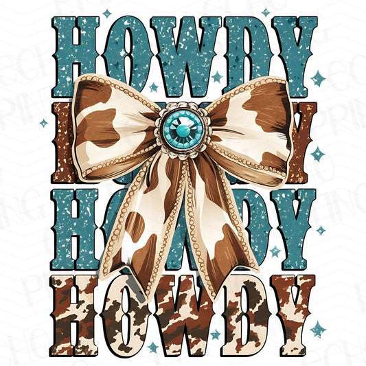 WSTNG 21 - HOWDY BOW COWPRINT