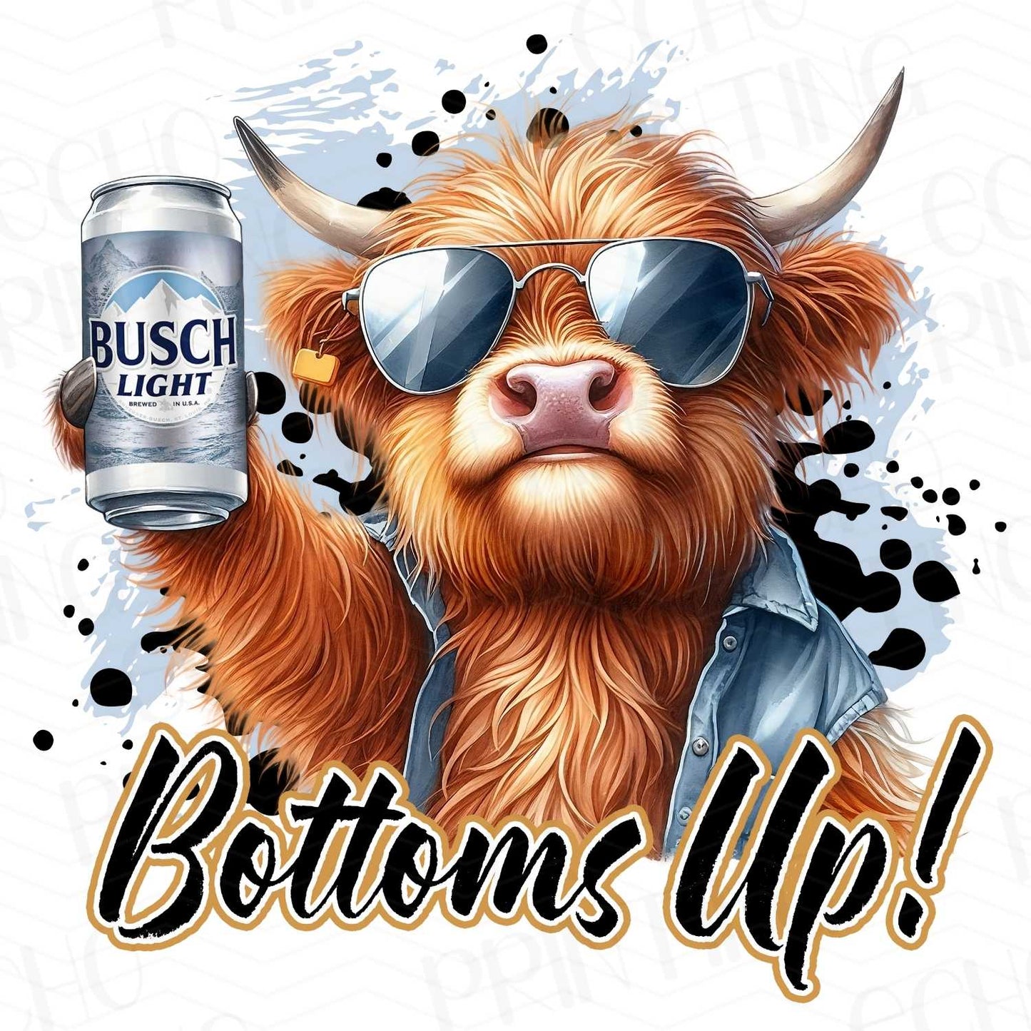 FSSG 21 - BOTTOMS UP HIGHLAND COW