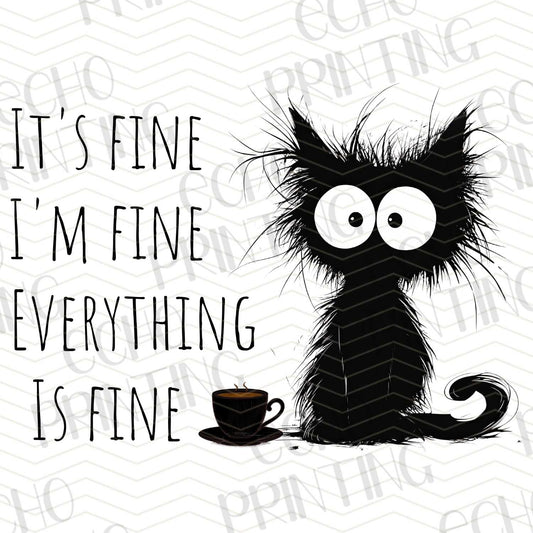 FSSG 220 - EVERYTHING IS FINE FUZZY CAT