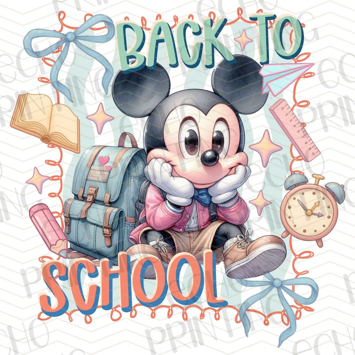 BTS 220 - MOUSE GIRL BACK TO SCHOOL WITH BACKPACK