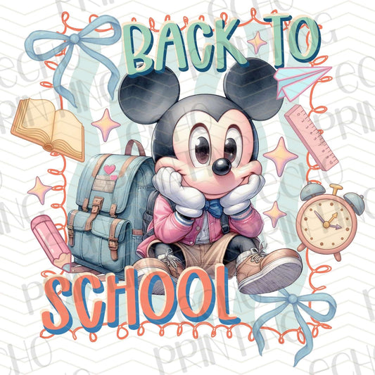 BTSG 220 - MOUSE GIRL BACK TO SCHOOL WITH BACKPACK