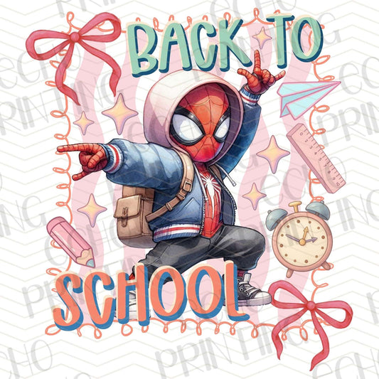 BTSG 221 - RED WEB HERO BACK TO SCHOOL SITTING